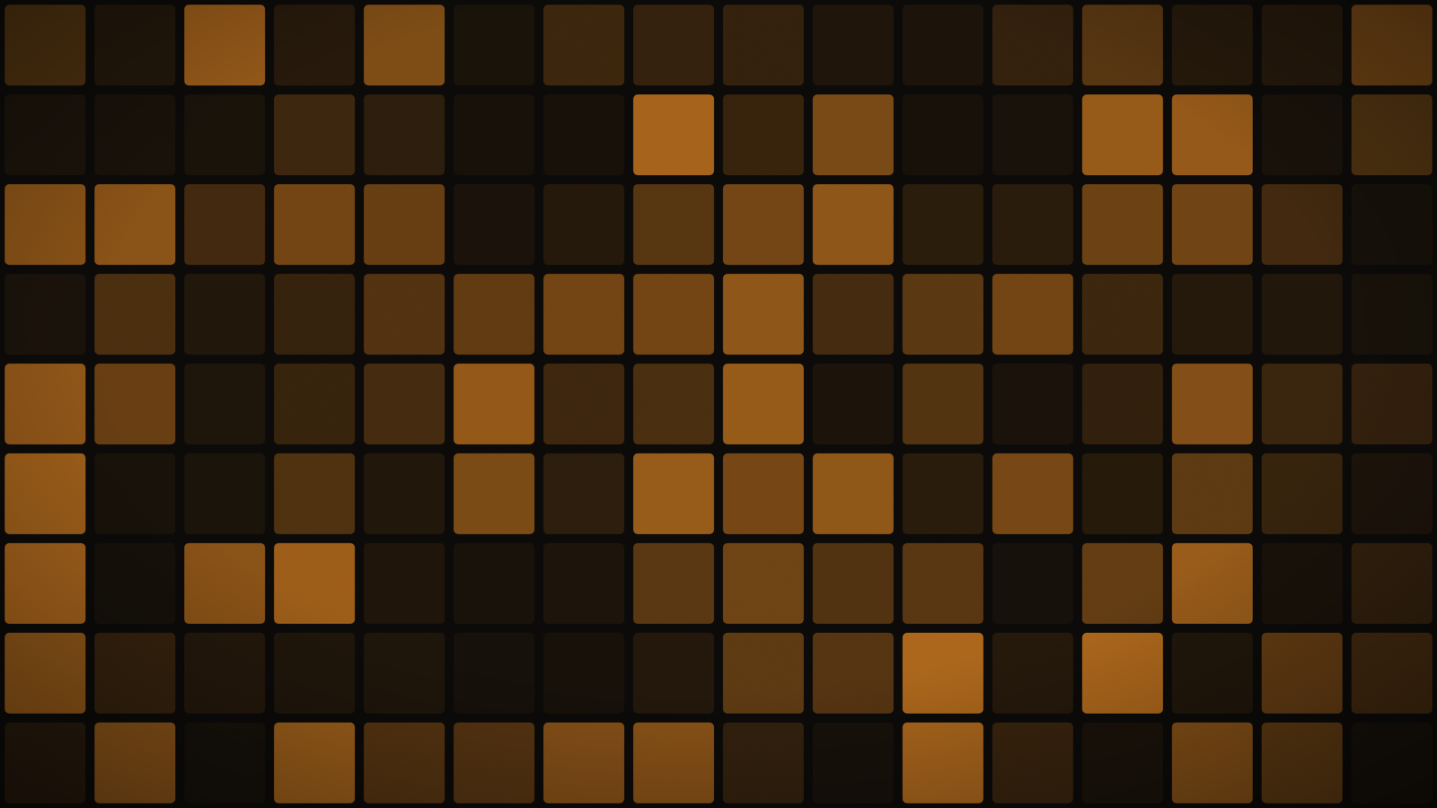 A grid of tiles lit at different intensities, standing for the same electricity priced differently at different hours.